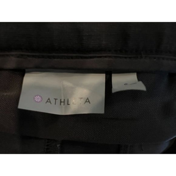 Athleta Black Ponte Moto 2.0 Pant Stretch Legging Pants Size 8 a234 - Picture 4 of 4